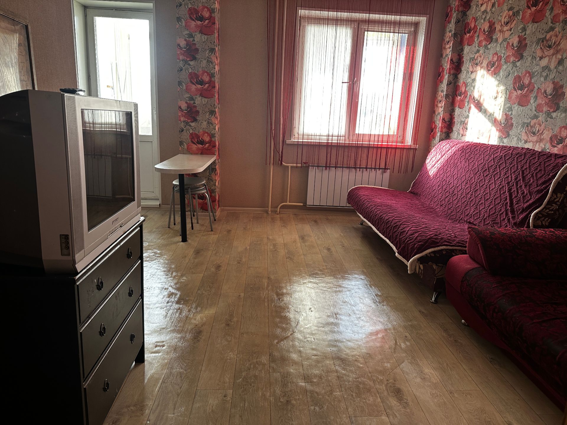 Телевизор и два дивана